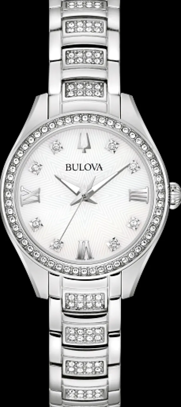 Bulova Crystal Ladies-Women Bulova