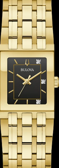 Bulova Marc Anthony Quadra Diamond Ladies-Women Bulova