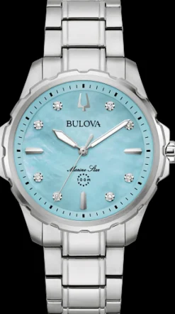 Bulova Marine Star Diamond Ladies-Women Bulova
