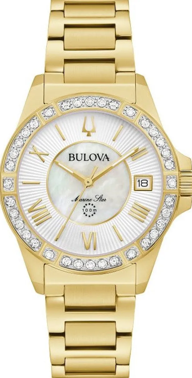 Bulova Marine Star Diamond Ladies-Women Bulova