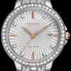 Citizen Eco-Drive Silhouette Crystal-Women Citizen
