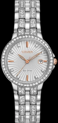 Citizen Eco-Drive Silhouette Crystal-Women Citizen