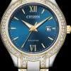 Citizen Eco-Drive Silhouette Crystal-Women Citizen