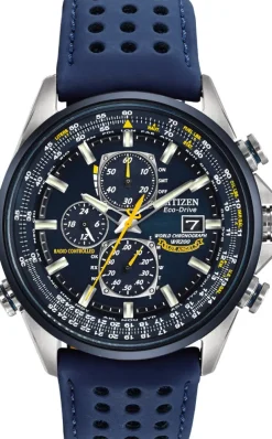 Citizen Eco-Drive World Chronograph A-T Blue Angels- Citizen