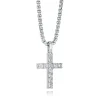 Italgem Steel Italgem Cross Necklace- Italgem Steel