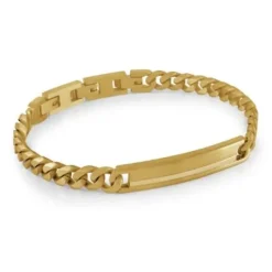 Italgem Steel Italgem 8MM Curb ID Bracelet- Italgem Steel