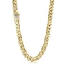 Italgem Steel Italgem 12MM Curb Medusa Clasp Chain- Italgem Steel