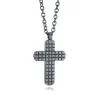 Italgem Steel Italgem Reversible Cross Pendant- Italgem Steel