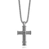 Italgem Steel Cross Necklace- Italgem Steel