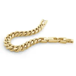 Italgem Steel Curb Bracelet- Italgem Steel
