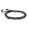 Italgem Steel Etched Bead Bracelet- Italgem Steel