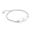 Italgem Steel 3MM Belcher ID Bracelet-Women Italgem Steel
