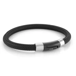 Italgem Steel 9MM Rubber Bracelet- Italgem Steel