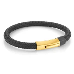 Italgem Steel 9MM Rubber Bracelet- Italgem Steel