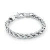 Italgem Steel 8MM Wheat Bracelet- Italgem Steel