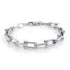 Italgem Steel U-Link Polished Bracelet-Women Italgem Steel