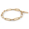 Italgem Steel U-link Polished Bracelet-Women Italgem Steel