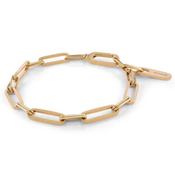 Italgem Steel U-link Polished Bracelet-Women Italgem Steel